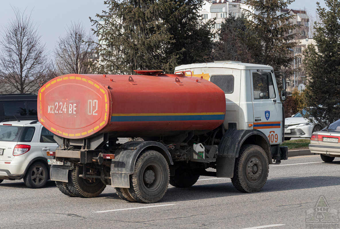 Алматы, № 224 BE 02 — МАЗ-555102