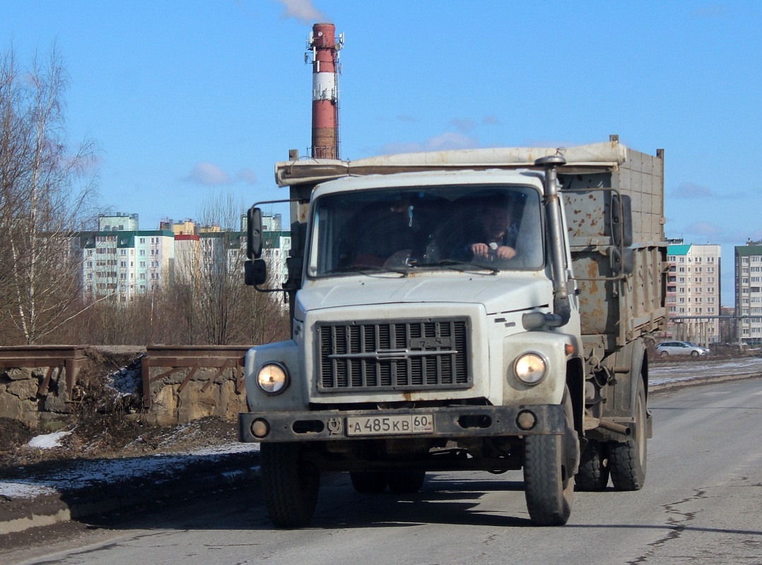 Псковская область, № А 485 КВ 60 — ГАЗ-3309
