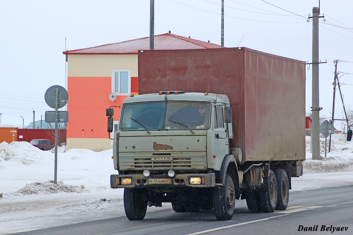 Архангельская область, № К 154 ММ 29 — КамАЗ-53228-02 [53228C]