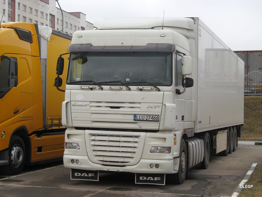 Польша, № LLU 27466 — DAF XF105 FT