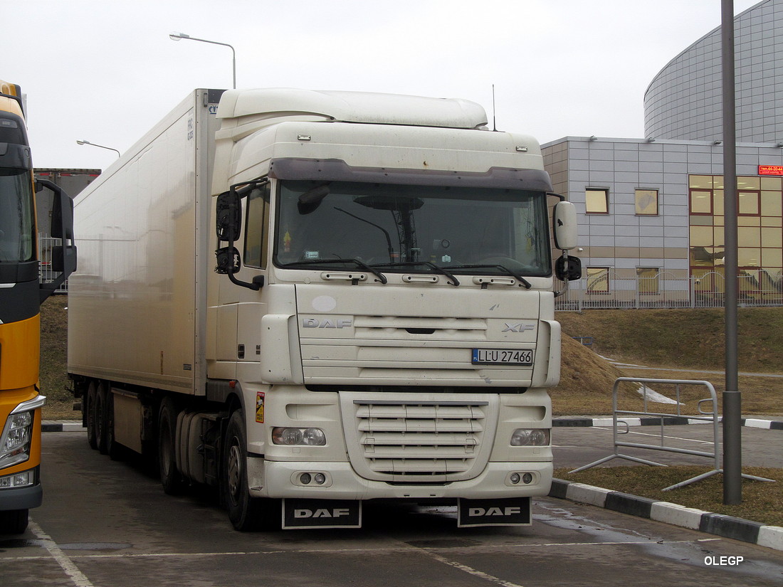 Польша, № LLU 27466 — DAF XF105 FT