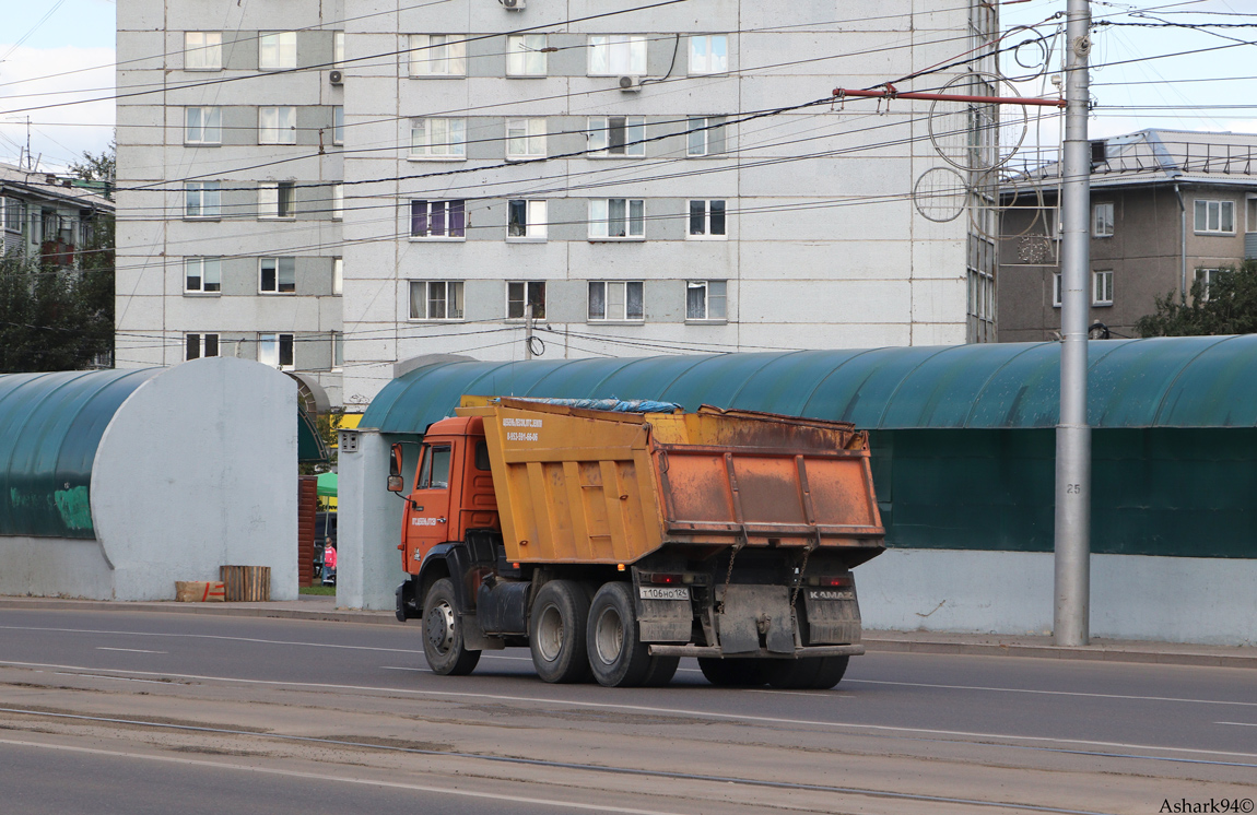 Красноярский край, № Т 106 НО 124 — КамАЗ-65115 [651150]