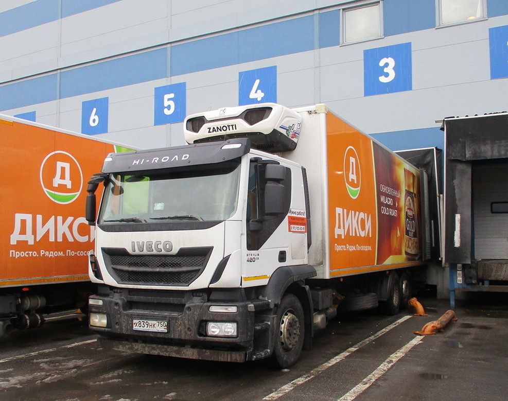 Московская область, № Х 839 НК 750 — IVECO Stralis ('2012) 420