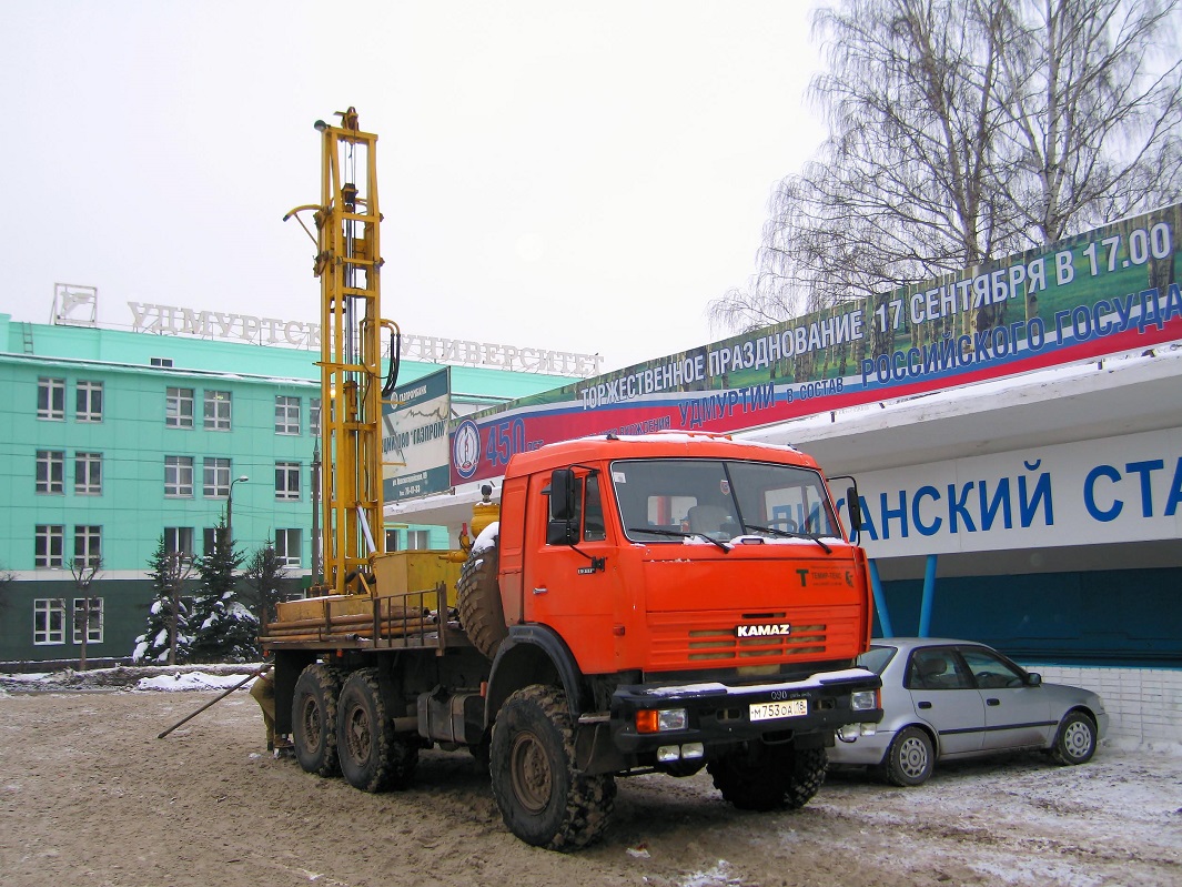 Удмуртия, № М 753 ОА 18 — КамАЗ-43114-15 [43114R]