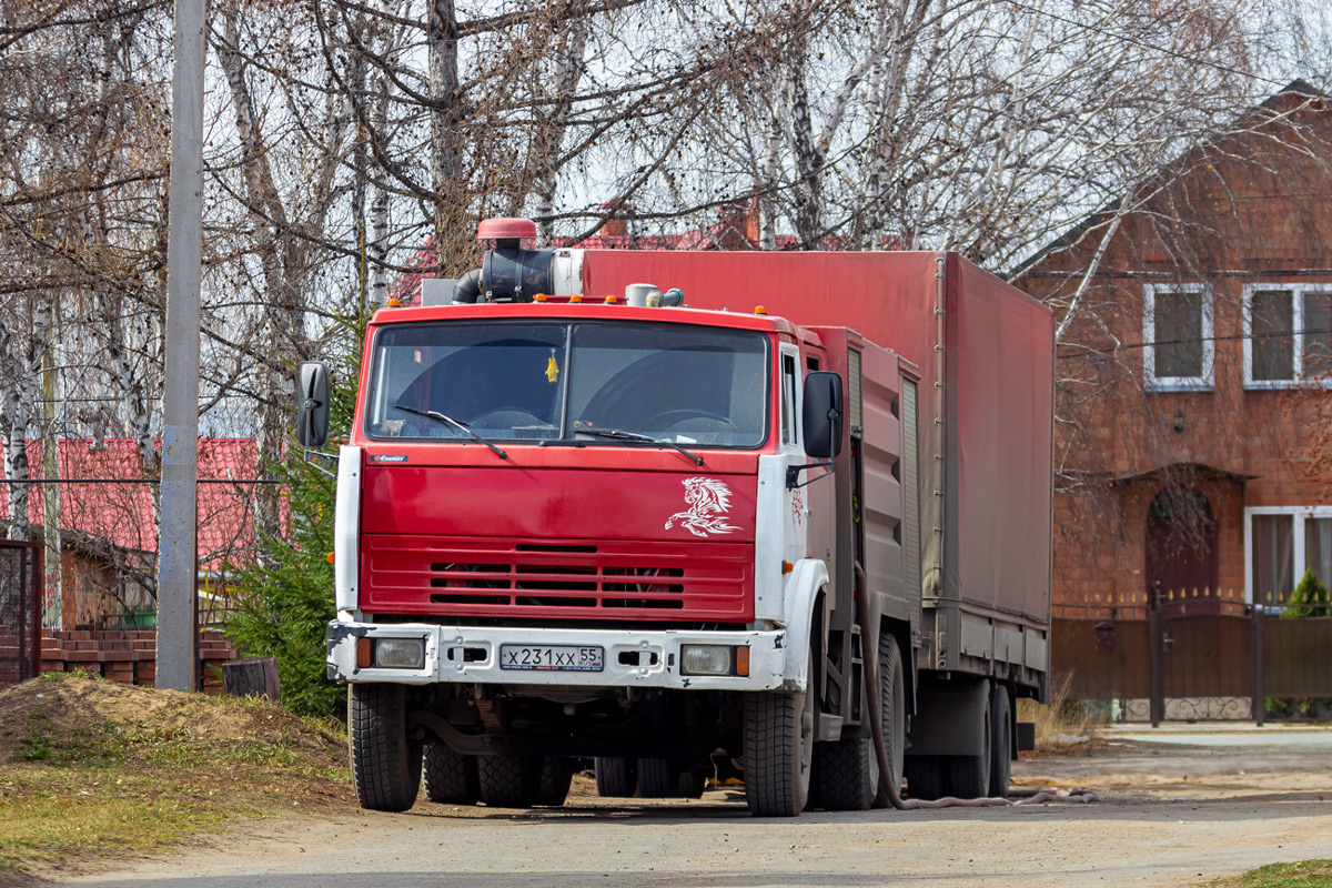Омская область, № Х 231 ХХ 55 — КамАЗ-53211