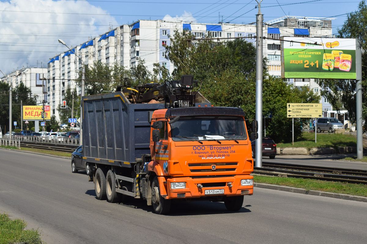 Алтайский край, № Х 513 ХМ 22 — КамАЗ-65115-A5(48)