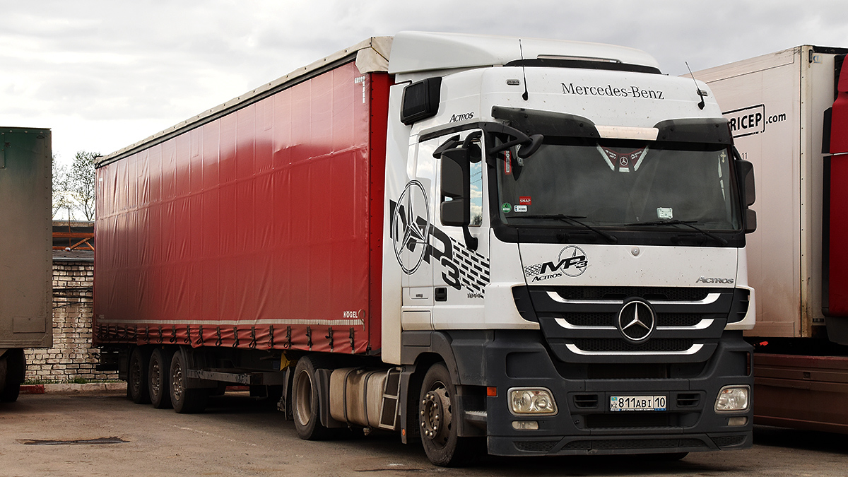 Костанайская область, № 811 ABI 10 — Mercedes-Benz Actros ('2009) 1844