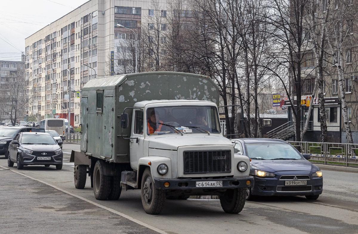 Башкортостан, № С 614 АК 02 — ГАЗ-3309 [X5P]