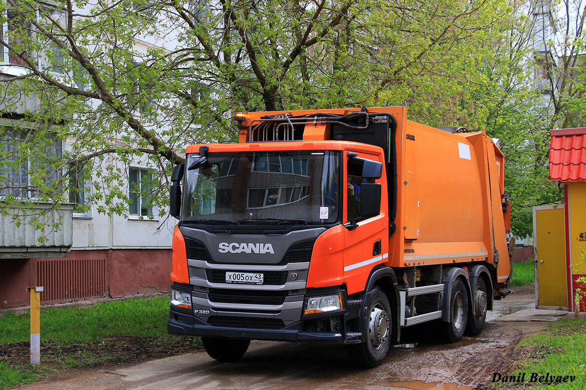 Кировская область, № Х 005 ОХ 43 — Scania ('2011) P320