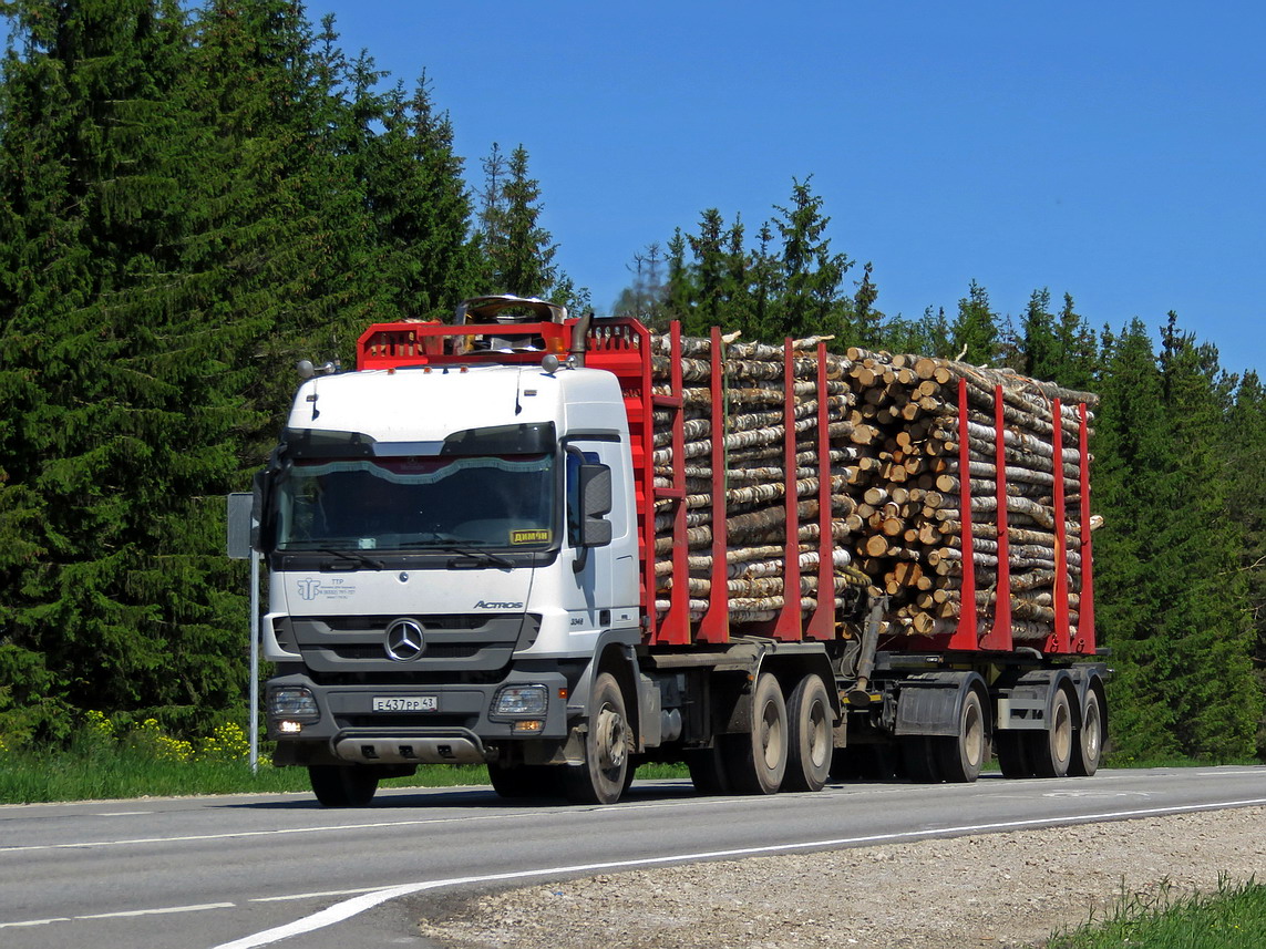 Кировская область, № Е 437 РР 43 — Mercedes-Benz Arocs 3348 [Z9M]