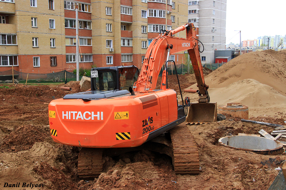 Кировская область, № 5491 КТ 43 — Hitachi ZX200 (общая модель)