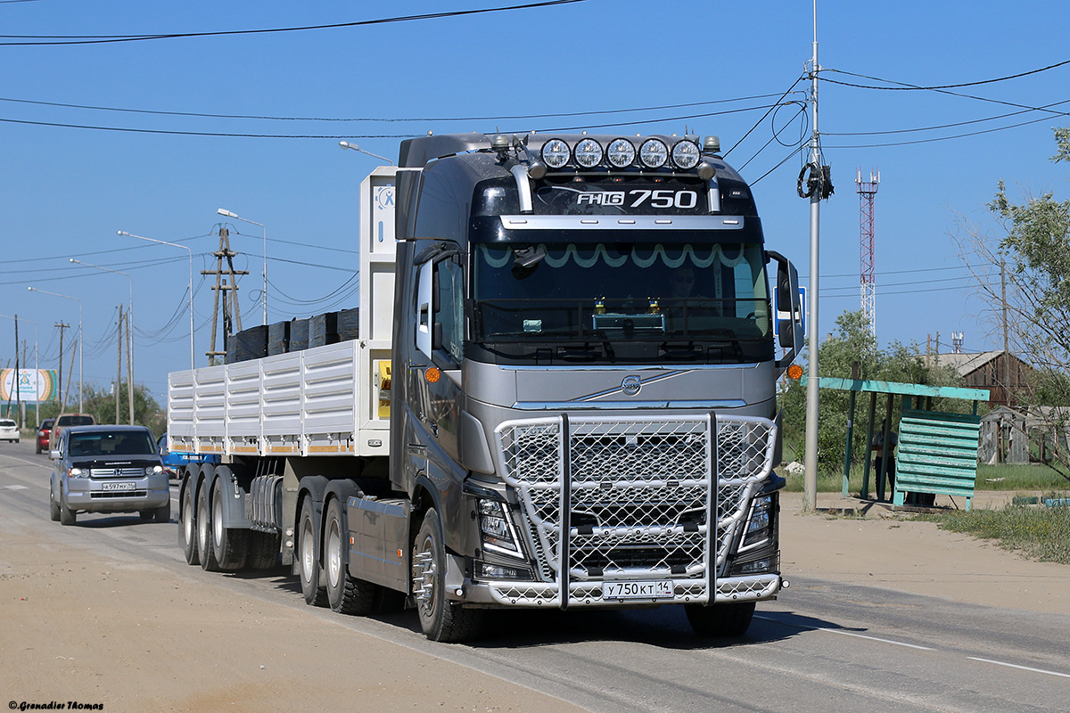 Саха (Якутия), № У 750 КТ 14 — Volvo ('2012) FH16.750