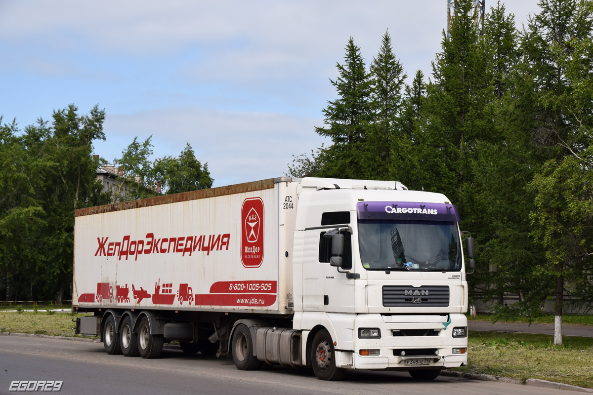 Московская область, № Р 348 НЕ 39 — MAN TGA 18.460