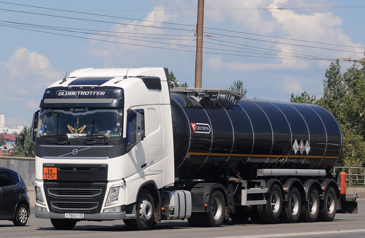 Омская область, № У 780 КТ 55 — Volvo ('2012) FH.420 [X9P]