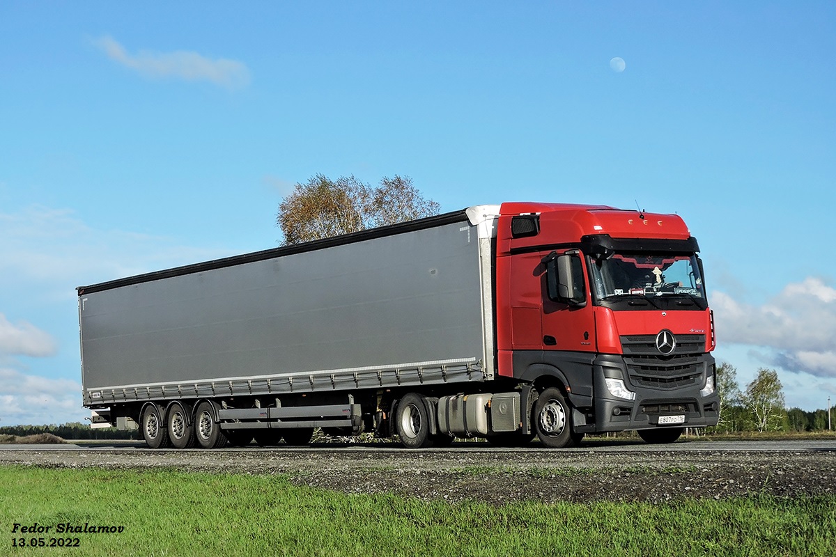 Татарстан, № Е 807 РО 716 — Mercedes-Benz Actros '18 1845 [Z9M]