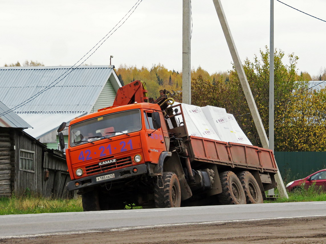 Кировская область, № Х 185 ХА 43 — КамАЗ-43101