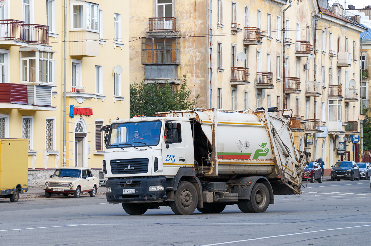 Вологодская область, № Е 743 СН 35 — МАЗ-5440B3