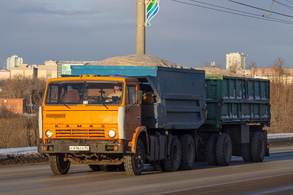 Омская область, № С 416 СХ 55 — КамАЗ-5410