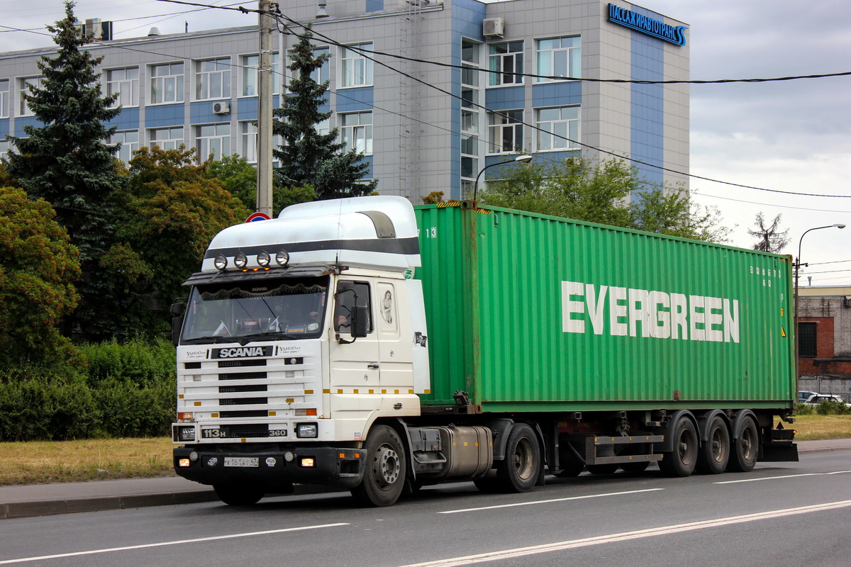 Ленинградская область, № Х 181 АТ 47 — Scania (III) R113H