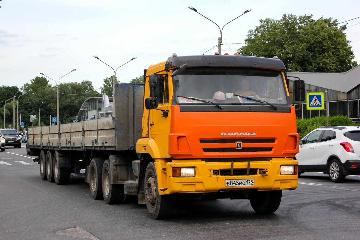Санкт-Петербург, № В 845 МО 178 — КамАЗ-65116-N3(78)