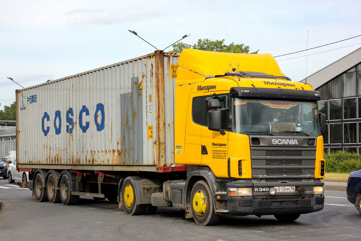 Санкт-Петербург, № В 513 ММ 98 — Scania ('2004) R340