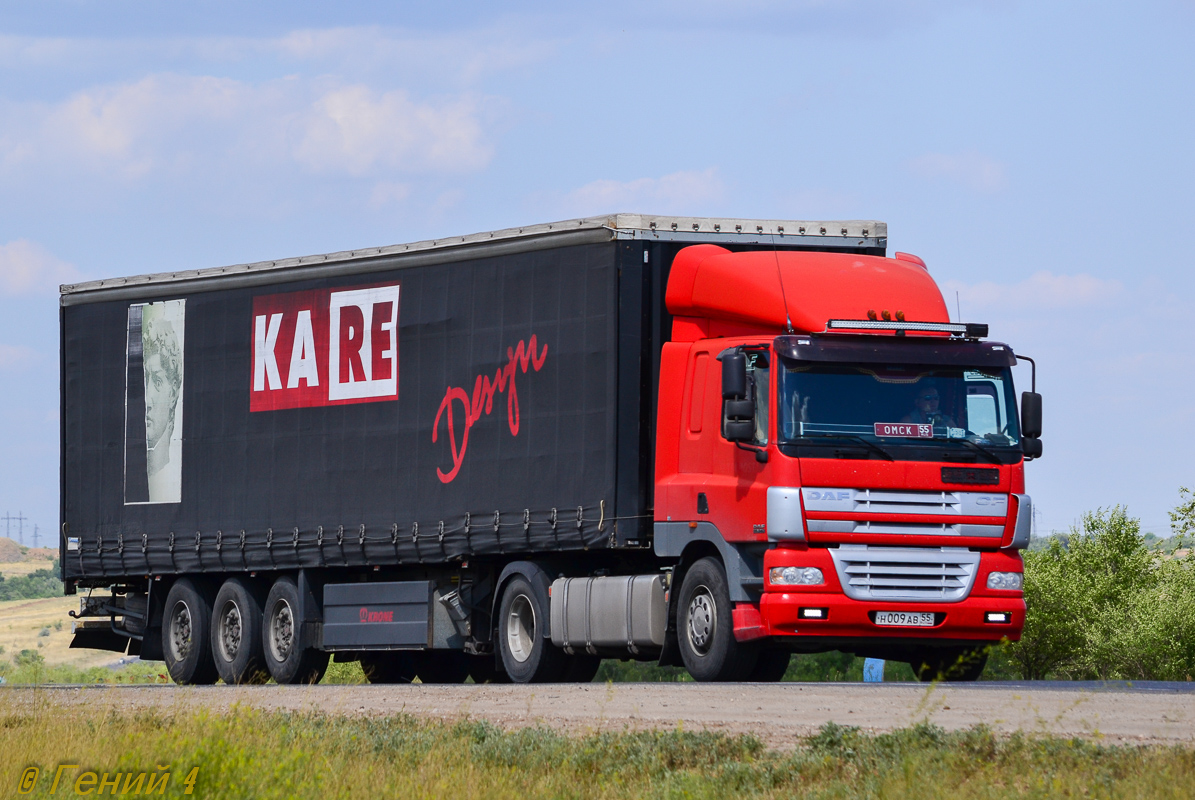 Омская область, № Н 009 АВ 55 — DAF CF85 FT