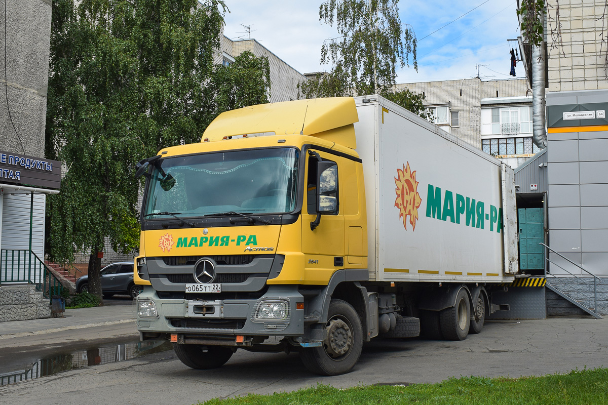 Алтайский край, № О 065 ТТ 22 — Mercedes-Benz Actros ('2009) 2541