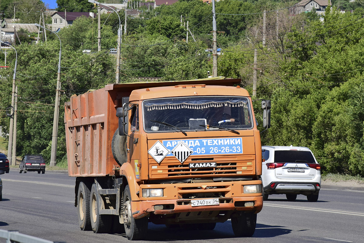 Волгоградская область, № С 740 ВК 34 — КамАЗ-6520-06 [65200F]