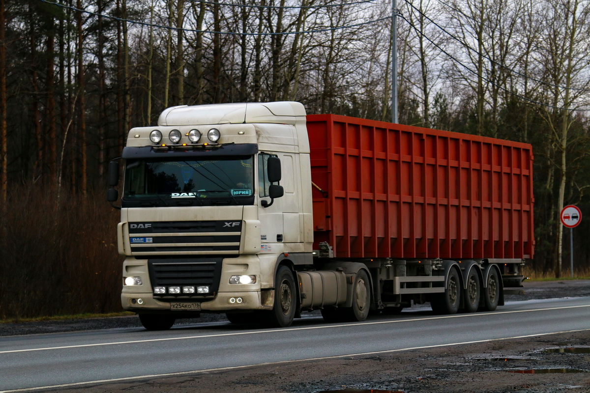 Санкт-Петербург, № Х 254 КО 178 — DAF XF105 FT