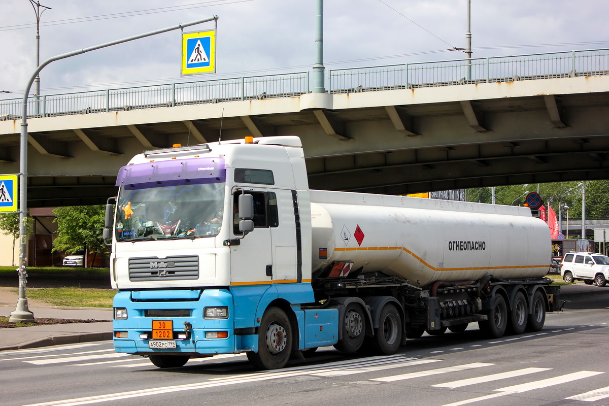 Санкт-Петербург, № А 902 РС 198 — MAN TGA (общая модель)