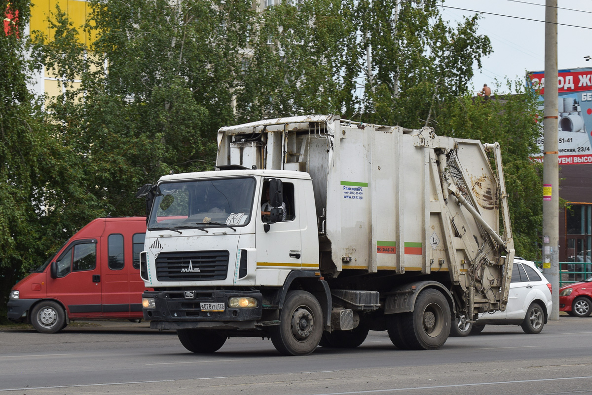 Алтайский край, № А 078 УН 122 — МАЗ-5550B2