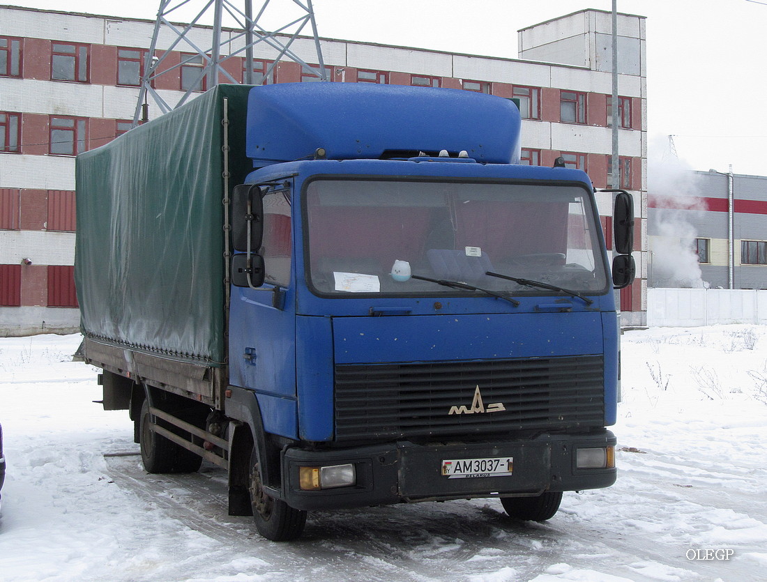 Брестская область, № АМ 3037-1 — МАЗ-4371 (общая модель)