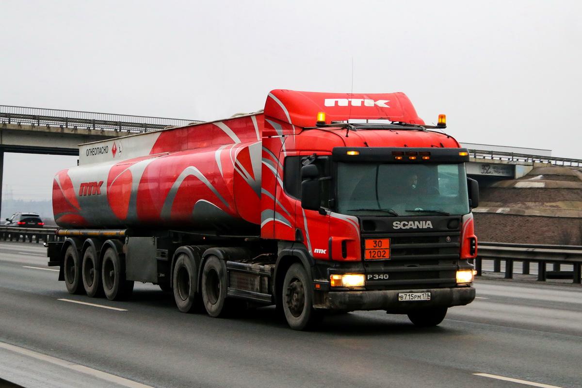 Санкт-Петербург, № В 715 РМ 178 — Scania ('2004) P340