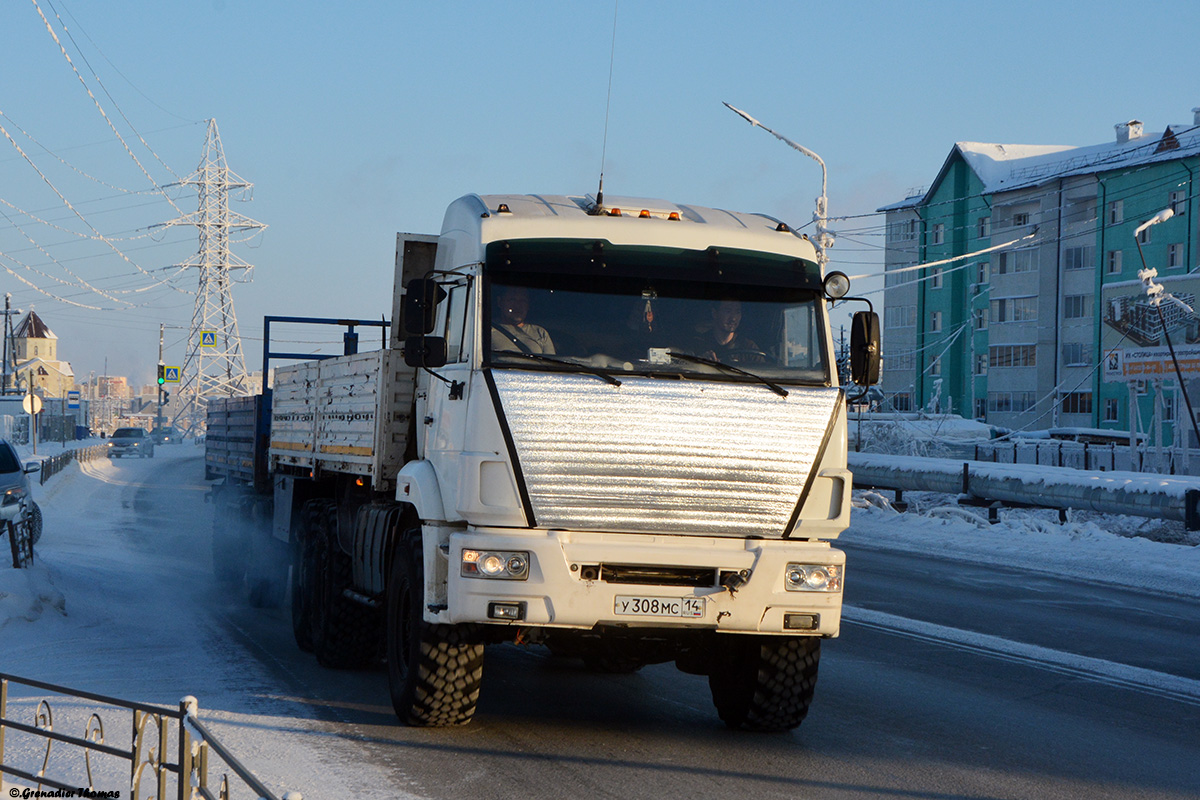 Саха (Якутия), № У 308 МС 14 — КамАЗ-43118 (общая модель)