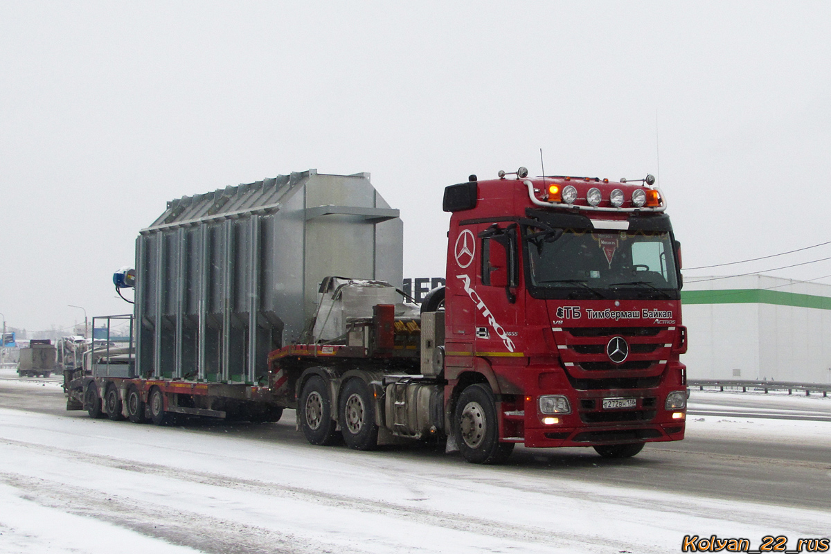 Иркутская область, № Е 272 ВН 138 — Mercedes-Benz Actros ('2009)