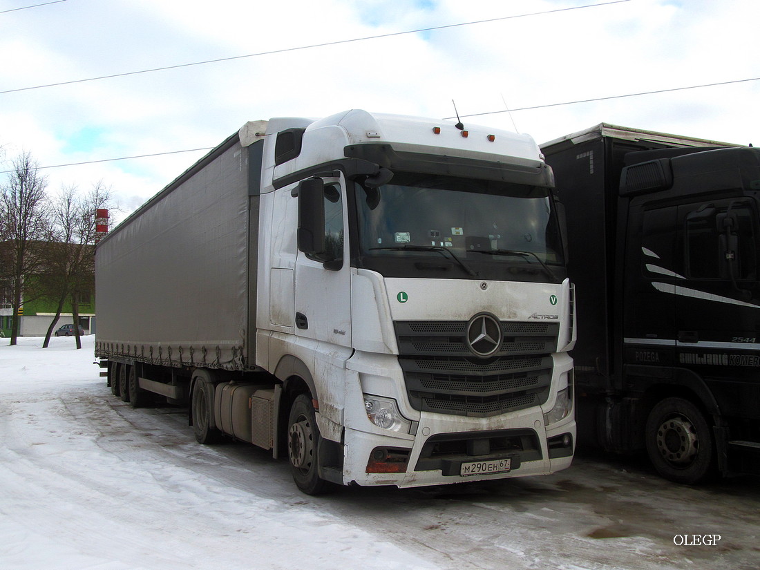 Смоленская область, № М 290 ЕН 67 — Mercedes-Benz Actros '18 1845 [Z9M]