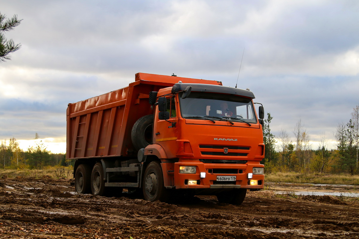 Санкт-Петербург, № В 606 РВ 178 — КамАЗ-6520-K4(29)