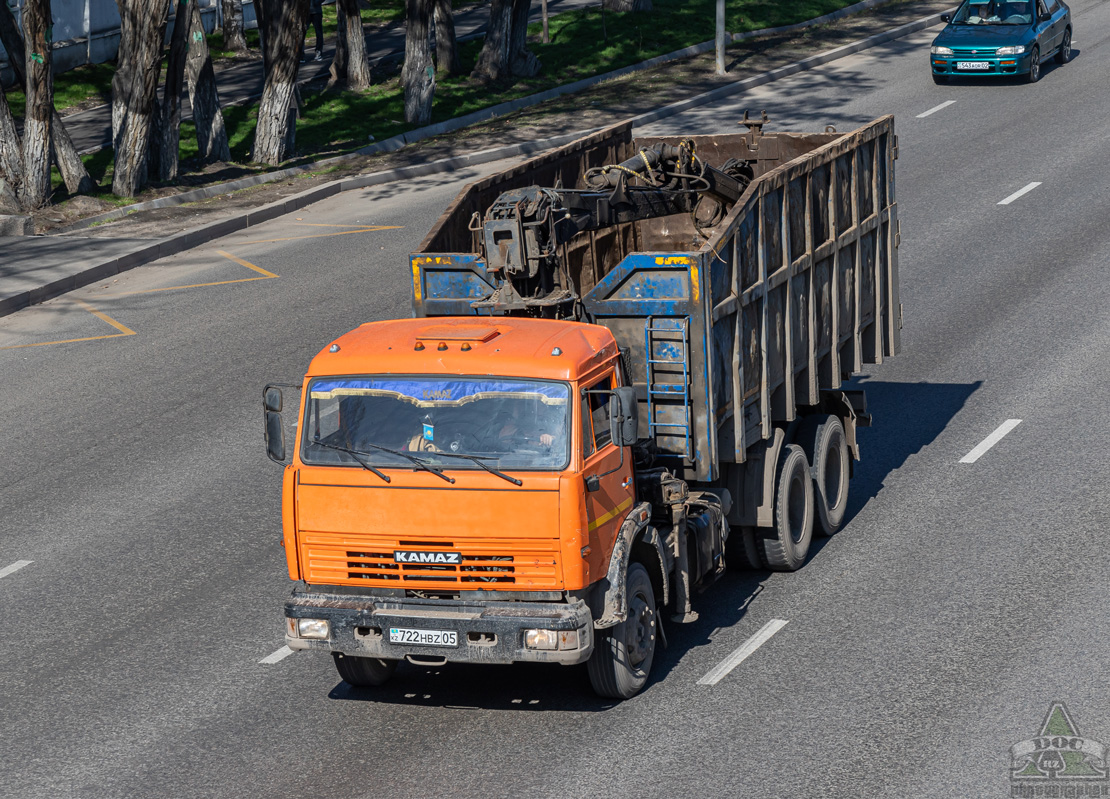 Алматинская область, № 722 HBZ 05 — КамАЗ-53229 (общая модель)