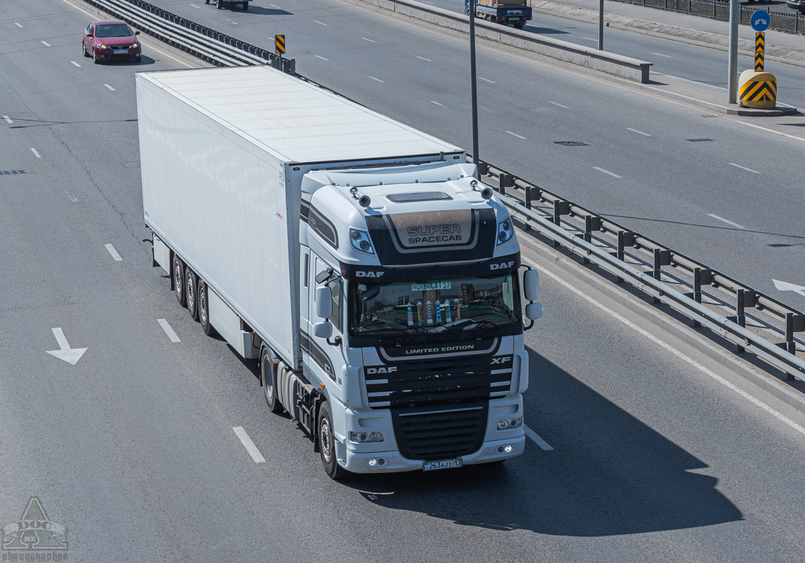 Туркестанская область, № 263 AJI 13 — DAF XF105 FT
