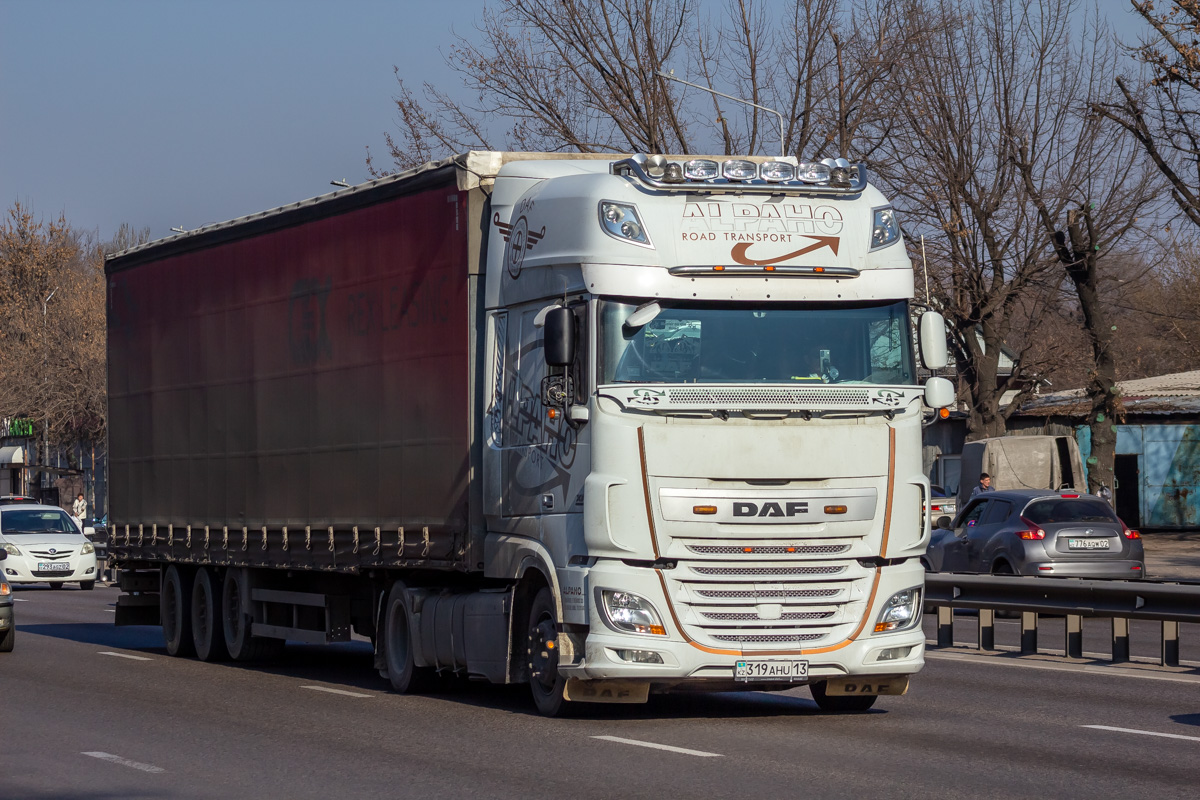 Туркестанская область, № 319 AHU 13 — DAF XF Euro6 FT