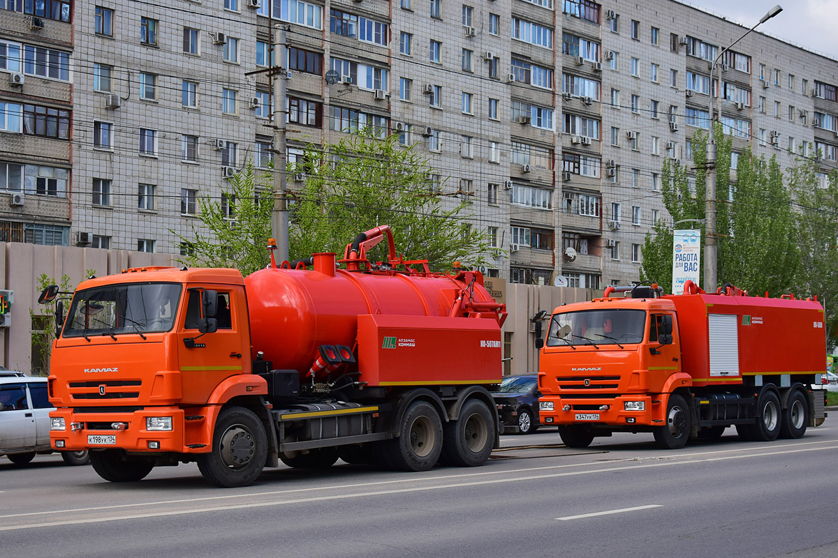 Волгоградская область, № К 198 УК 134 — КамАЗ-65115-A5