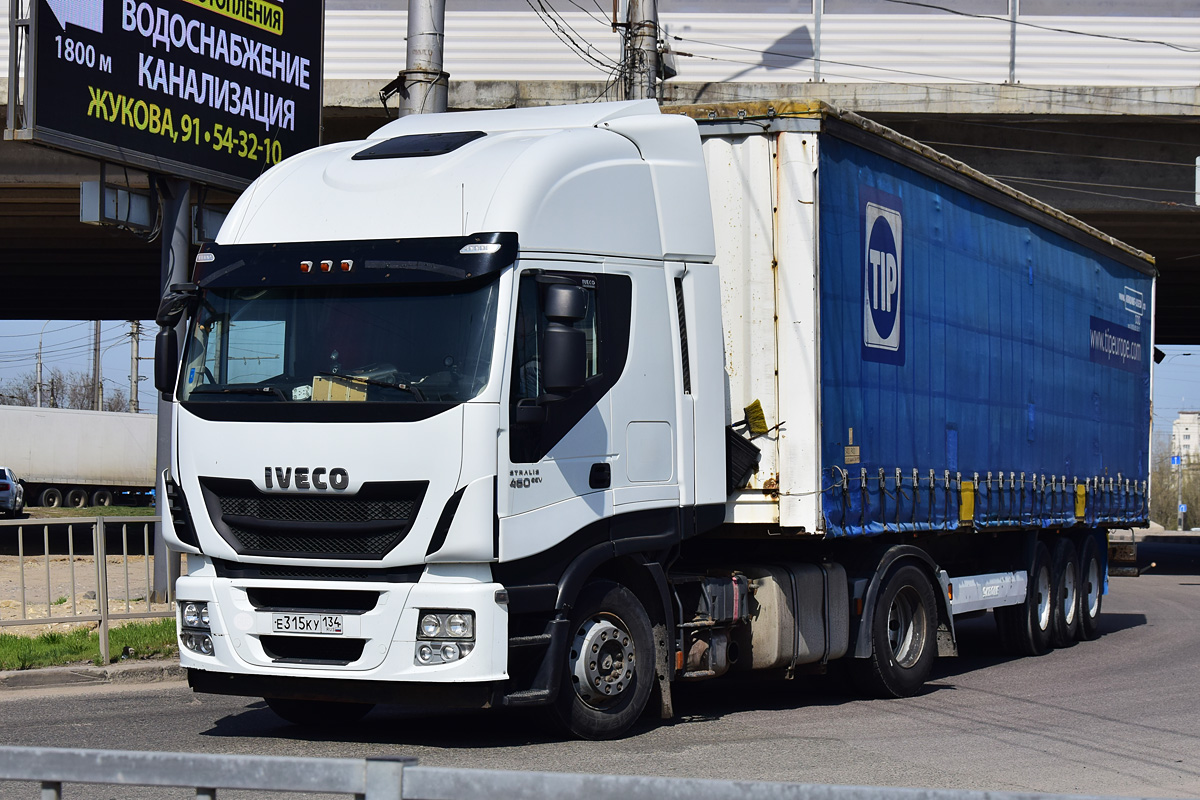 Волгоградская область, № Е 315 КУ 134 — IVECO Stralis ('2012) 460