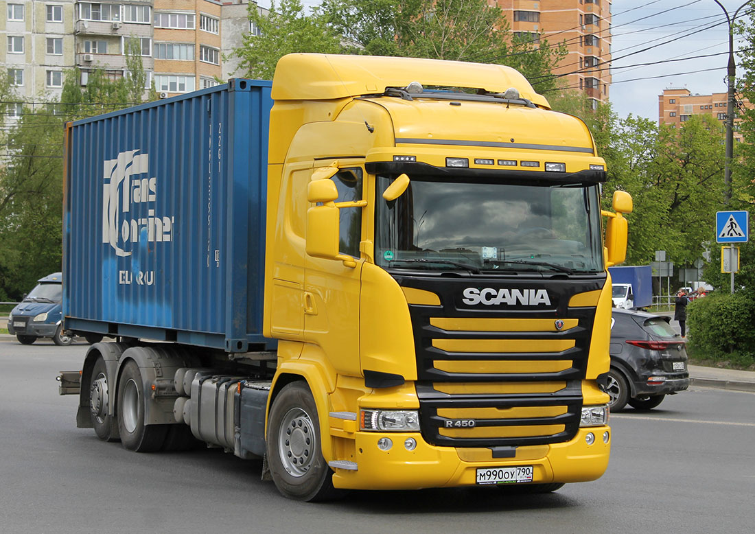 Московская область, № М 990 ОУ 790 — Scania ('2013) R450