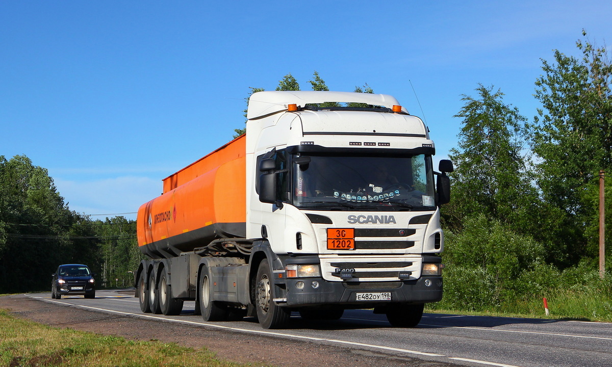 Санкт-Петербург, № Е 482 ОУ 198 — Scania ('2011) P400