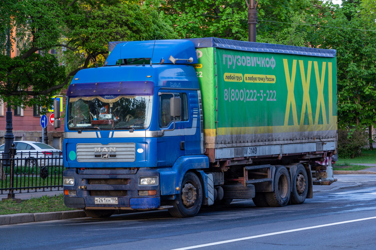 Москва, № В 261 ХН 198 — MAN TGA 26.410