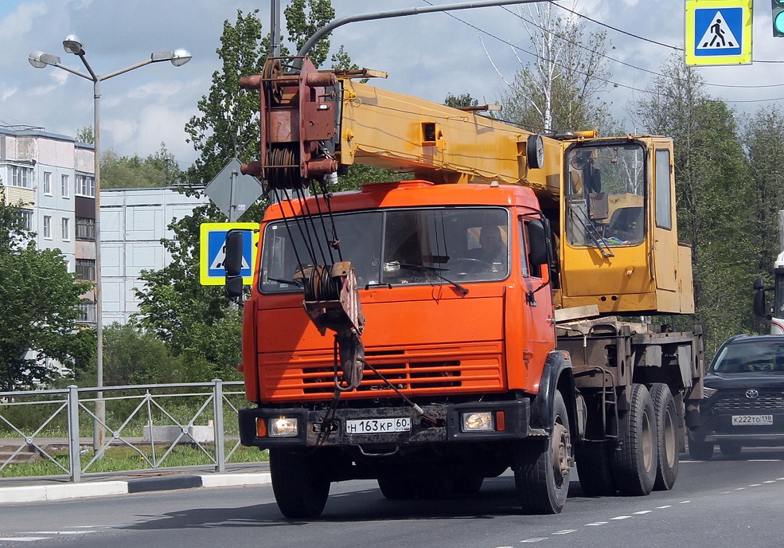 Псковская область, № Н 163 КР 60 — КамАЗ-53215 [532150]