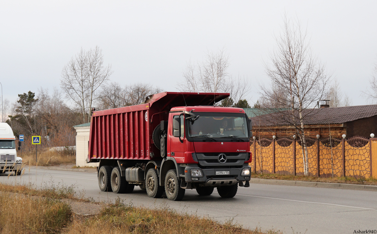 Красноярский край, № Н 499 КУ 124 — Mercedes-Benz Actros '09 4141 [Z9M]