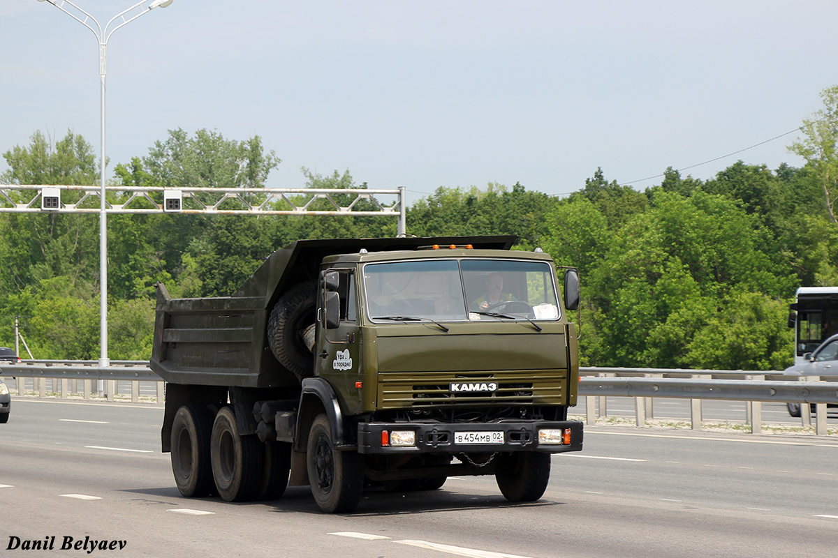 Башкортостан, № В 454 МВ 02 — КамАЗ-55111 [551110]