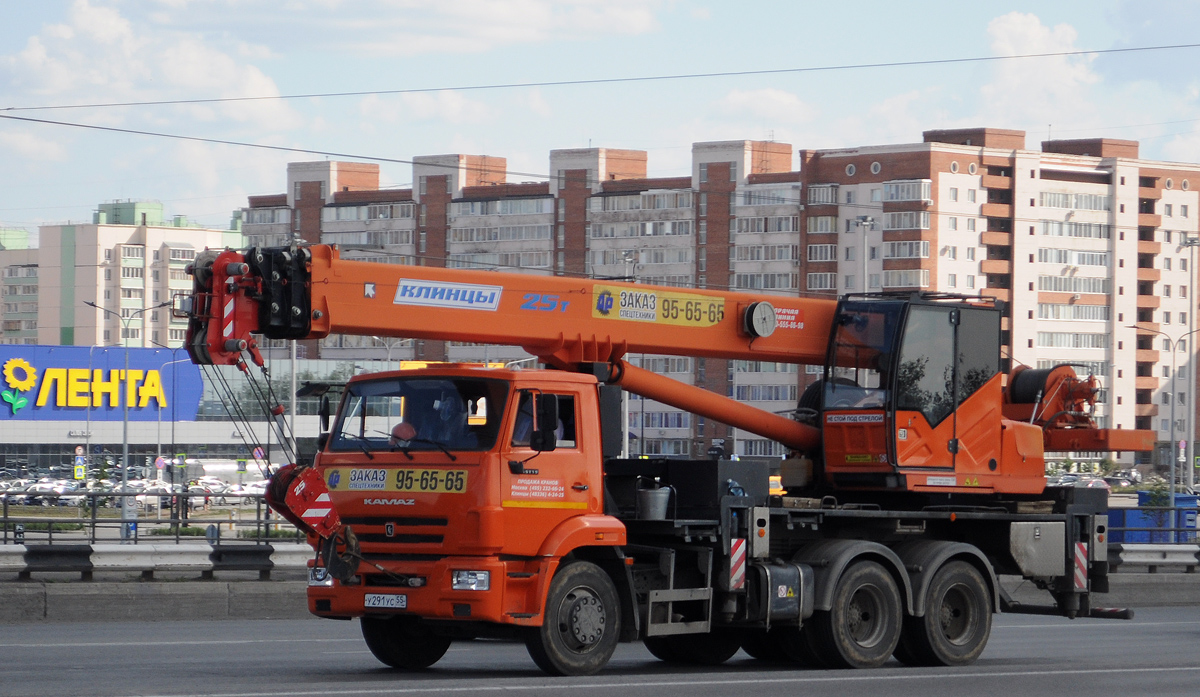 Омская область, № У 291 УС 55 — КамАЗ-65115-A5(48)