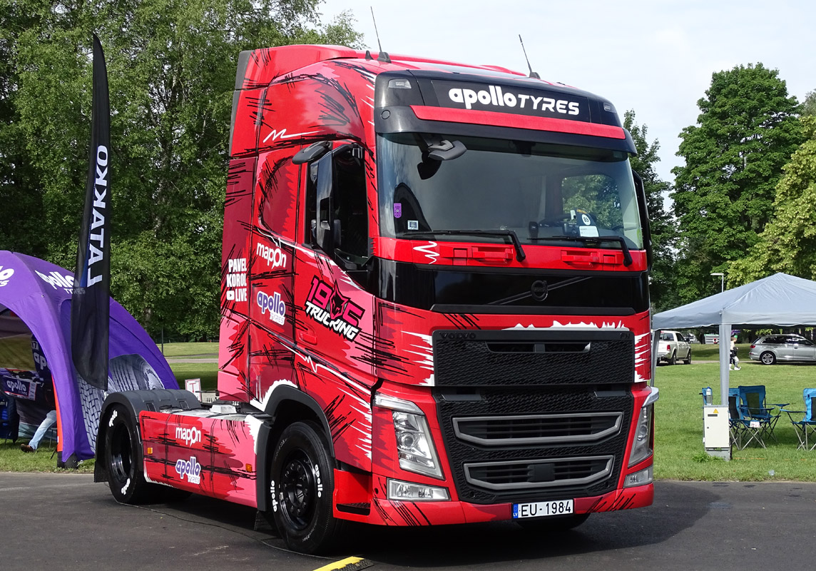 Латвия, № EU-1984 — Volvo ('2012) FH-Series; Эстония — Tallinn Truck Show 2023